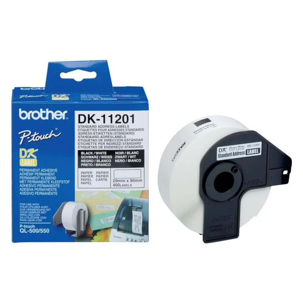 Brother DK-adressetiketter 29x90 mm