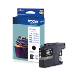Brother LC123BK Bläckpatron Svart
