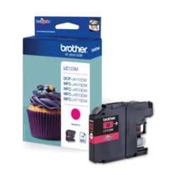 Brother LC123M Bläckpatron Magenta