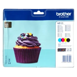 Brother LC123VALBP Bläckpatron Multipack Svart och Färg