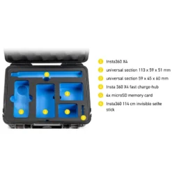 BW Outdoor Case Type 1000 för Insta360 X4