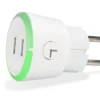Capidi USB-säkerhetstimer med två portar 3,4 A Vit