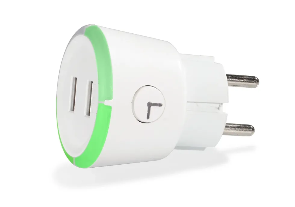 Capidi USB-säkerhetstimer med två portar 3,4 A Vit