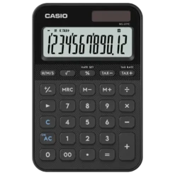 Casio MS-20YC bordskalkylator med 12 siffror Svart
