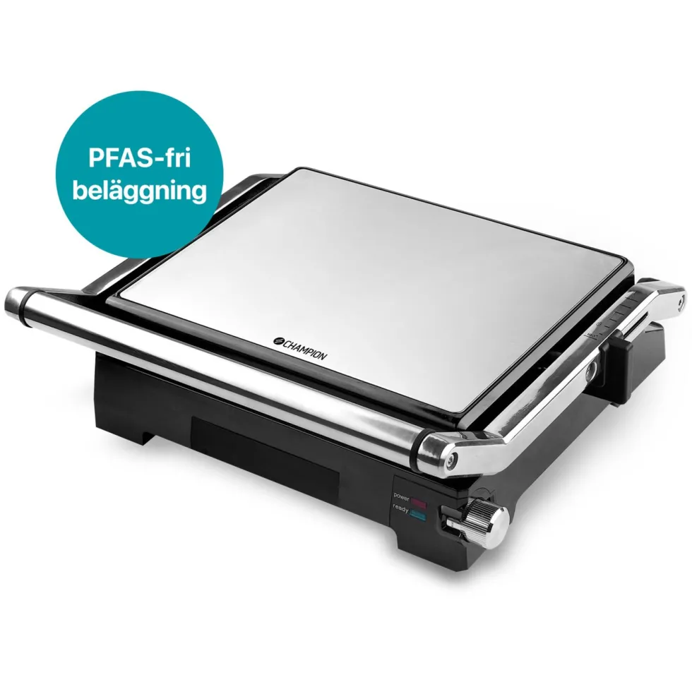 Champion Panini- och bordsgrill Pro Health PG600 2-i-1