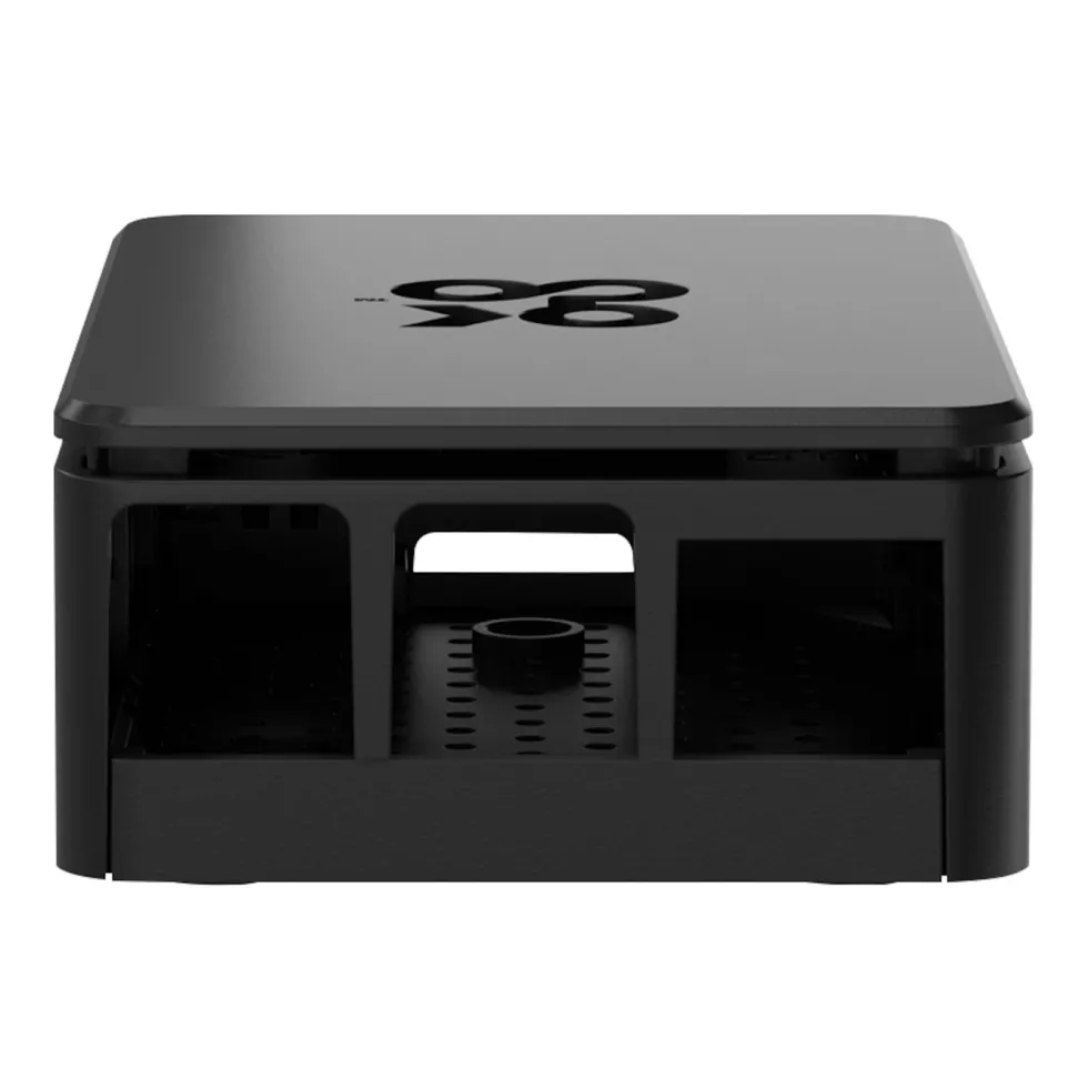 Chassi för Raspberry Pi 4 Model B Svart