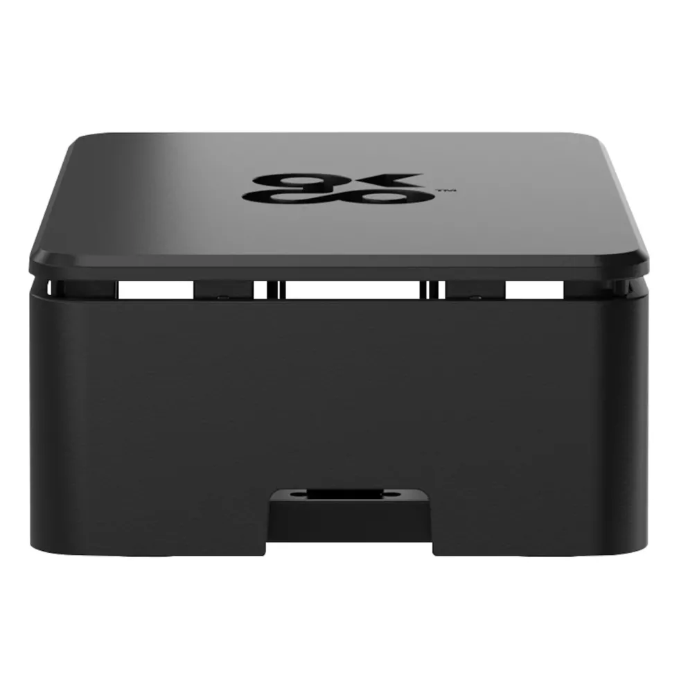 Chassi för Raspberry Pi 4 Model B Svart