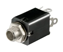 Chassikontakt med brytare 6,3 mm Mono