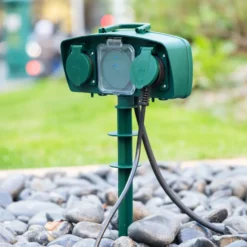 Cleverio GP100 Dubbel fjärrströmbrytare för utomhusbruk