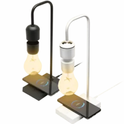 Cleverio Leviterande bordslampa Vit