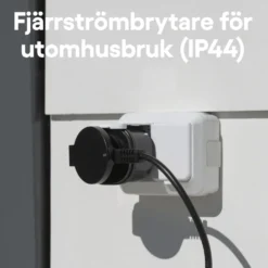 Cleverio Mini-fjärrströmbrytare för utomhusbruk 3000 W