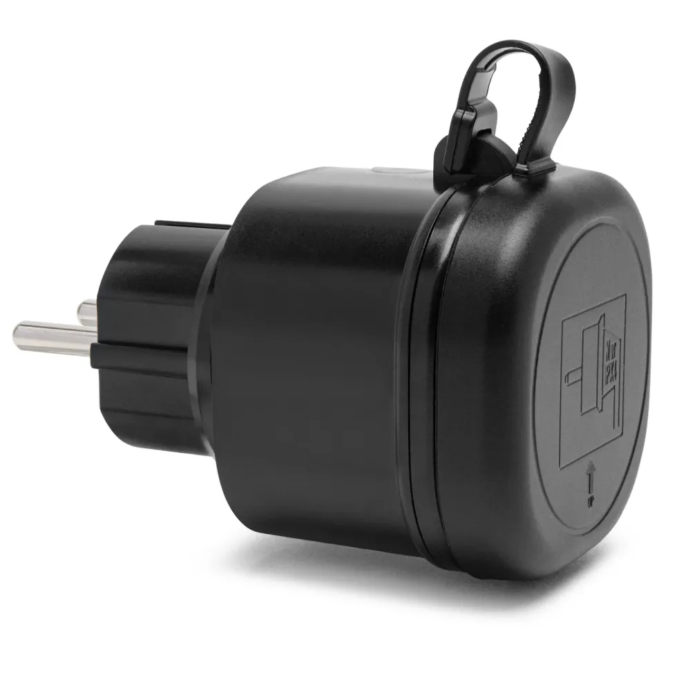 Cleverio Mini-fjärrströmbrytare för utomhusbruk 3680 W 2-pack