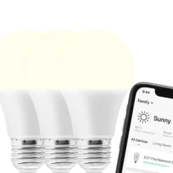 Cleverio Smart E27 LED-lampa 806 lm 3-pack