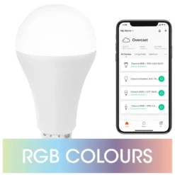 Cleverio Smart E27 RGB 2.0 LED-lampa 1400 lm