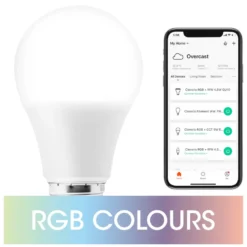Cleverio Smart E27 RGB LED-lampa 806 lm