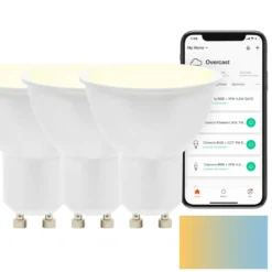Cleverio Smart GU10 LED-lampa 400 lm 3-pack