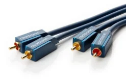 Clicktronic Stereo-ljudkabel 2x RCA 2 m