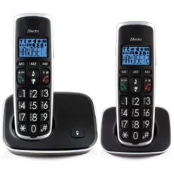 DECT-telefon Alecto FX-6020 (2 lurar + basstation)