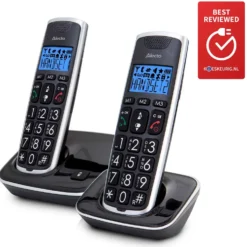 DECT-telefon Alecto FX-6020 (2 lurar + basstation)