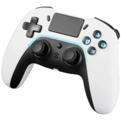Deltaco Trådlös handkontroll för PS4 och PC Vit