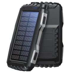 Denver Powerbank med solpanel och ficklampa 20 000 mAh