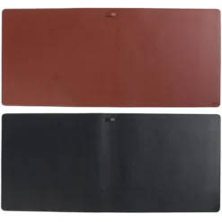 Desire2 Skrivbordsmatta i veganskt läder 900×400 mm Grå, 90×45 cm