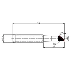 Dibotech Lödspets till 40570, 40745 och 40746 4,0 mm