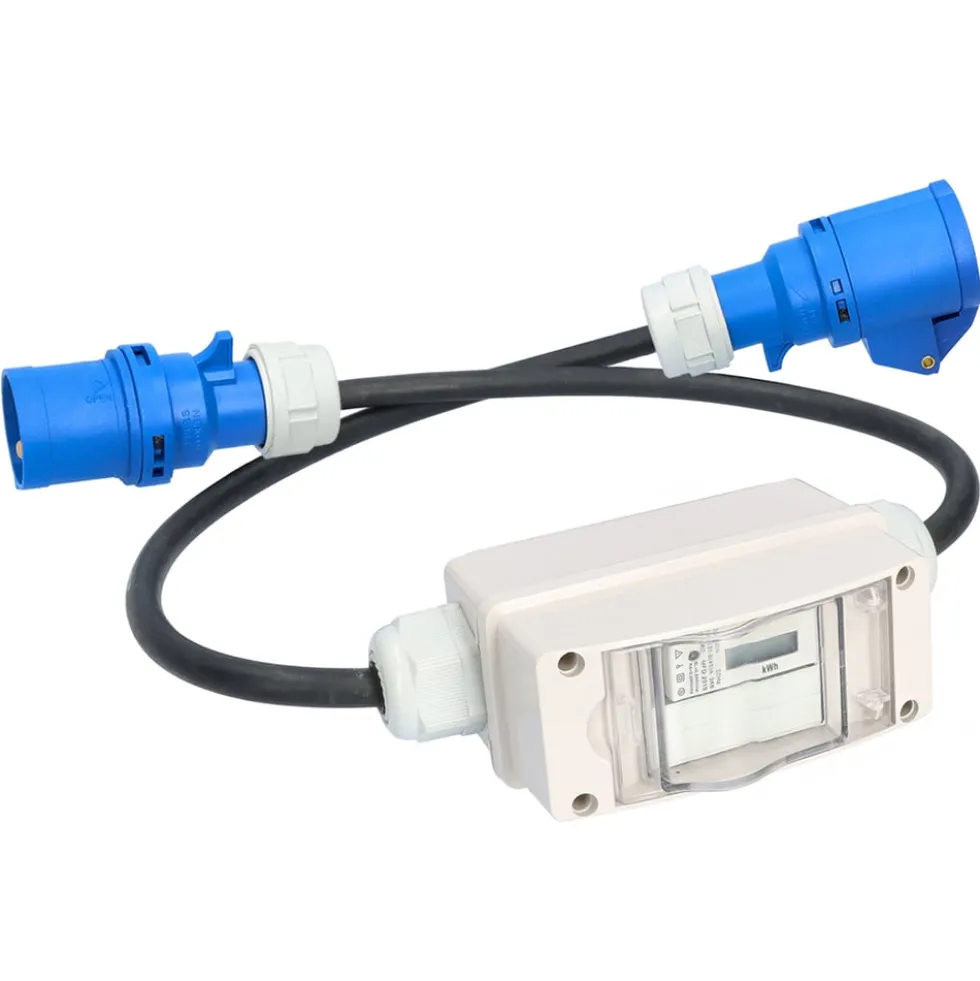 Digital elmätare på kabel CEE