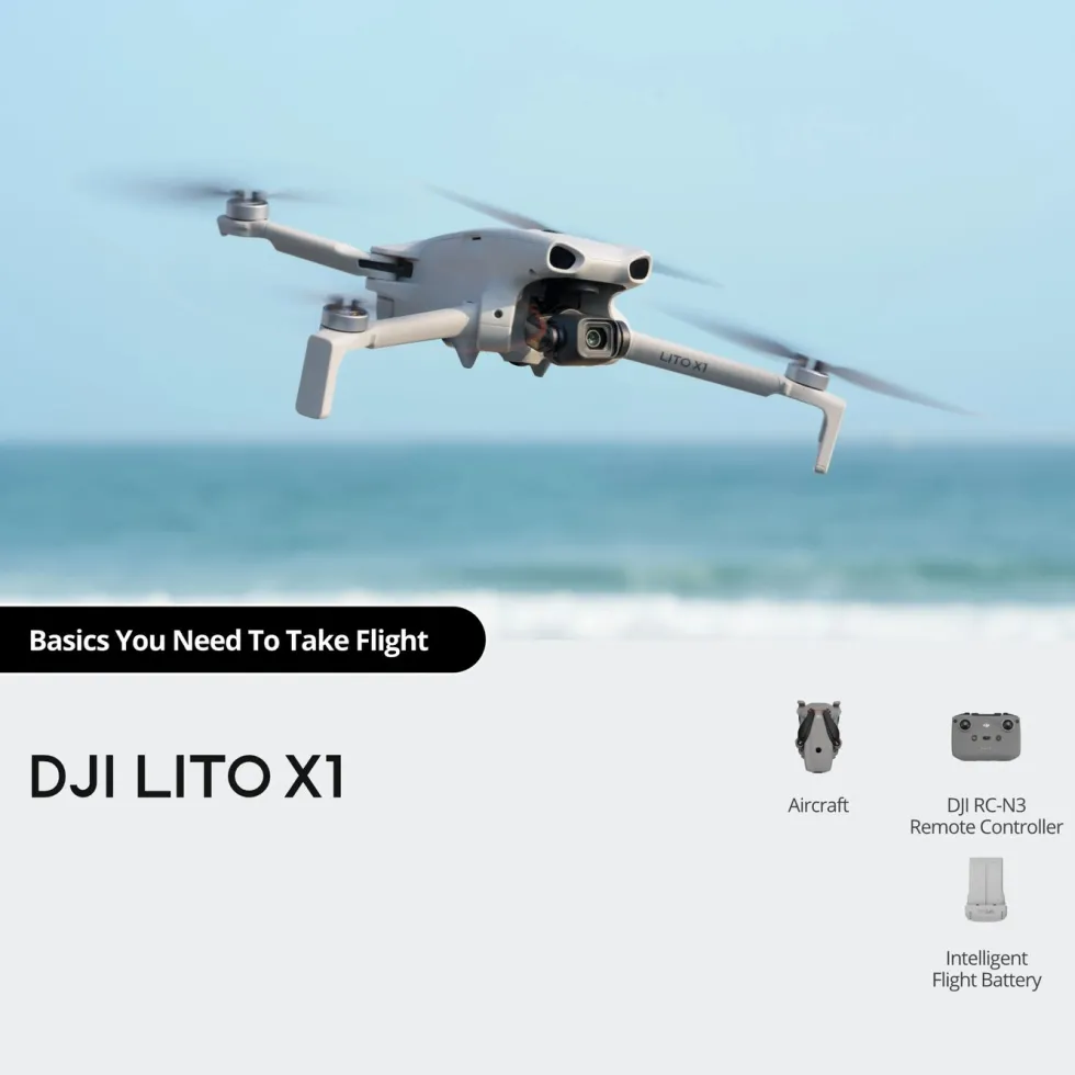 DJI Lito X1 kameradrönare med 4K HDR Grå