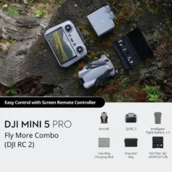 DJI Mini 5 Pro Fly More Combo med 50 MP 1-tumssensor