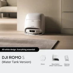 DJI ROMO S – Robotdammsugare och mopp med 3D LiDAR Water Tank Version