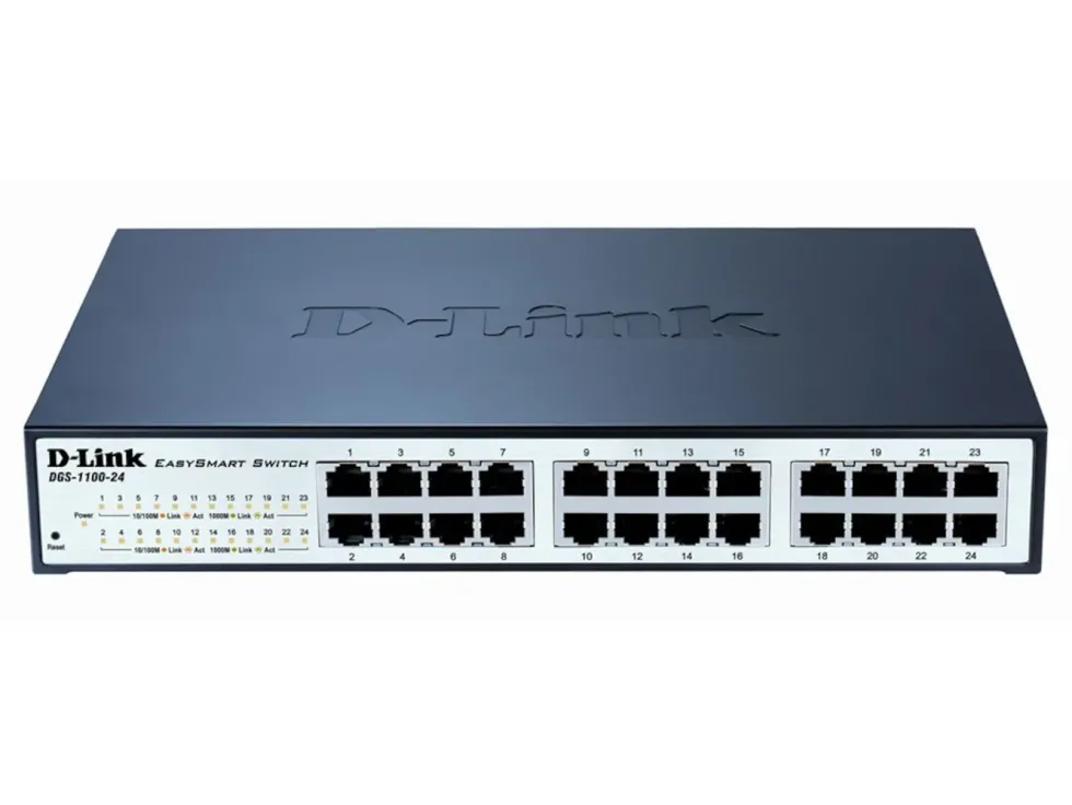 D-Link DGS-1100-24 Managerbar gigabitswitch 24 portar