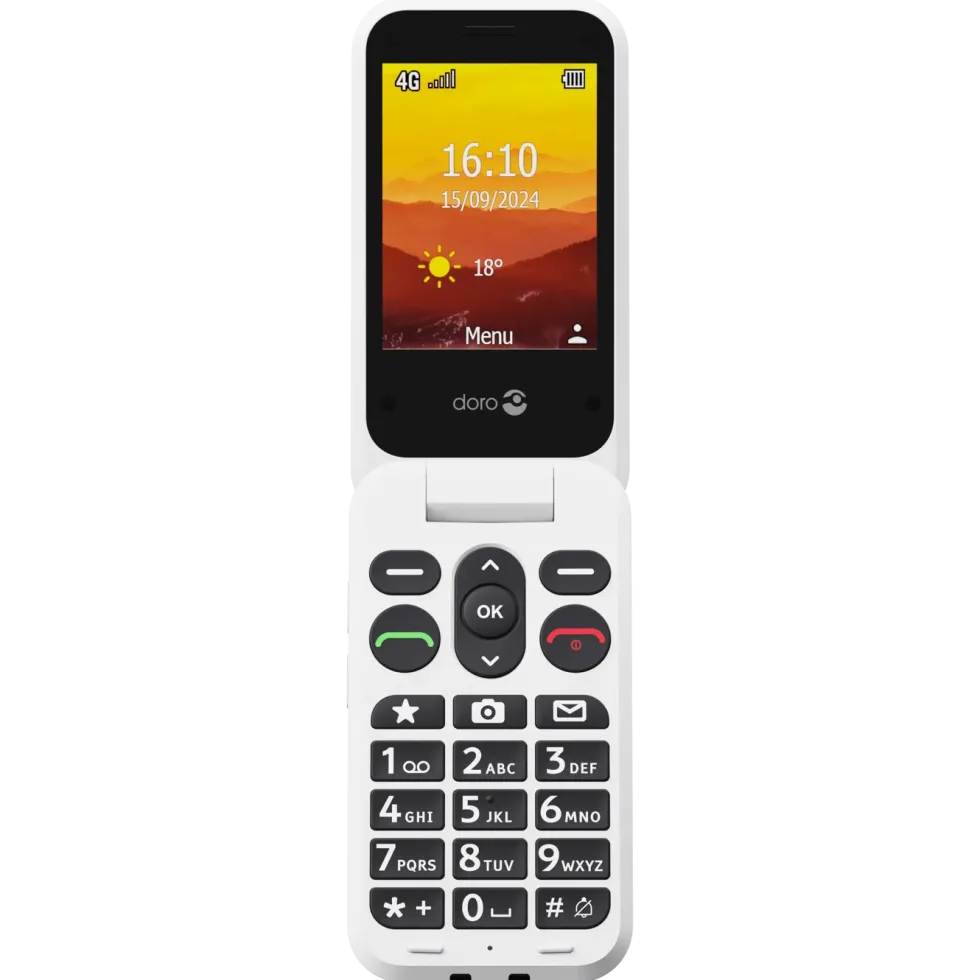 Doro Leva L31 mobiltelefon 4G Röd/vit