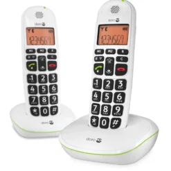 Doro PhoneEasy 100w Duo trådlös hemtelefon med ljudförstärkning