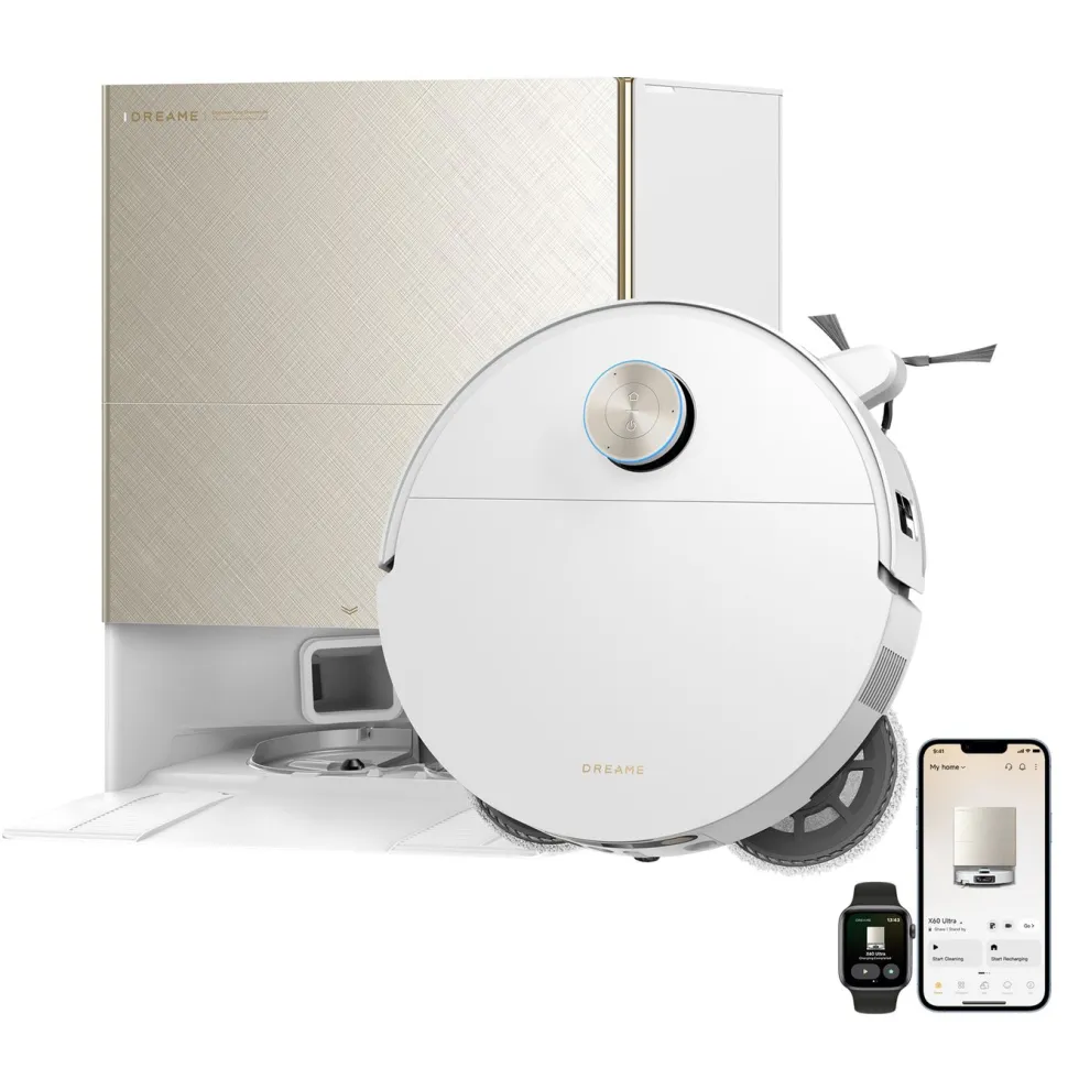 Dreame X60 Ultra – Robotdammsugare med basstation Vit