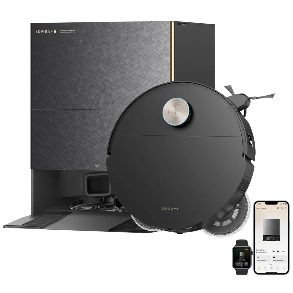 Dreame X60 Ultra – Robotdammsugare med basstation Svart