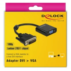 DVI-D till VGA-adapter