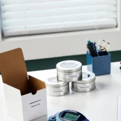 Dymo Letratag Märktejp av plast 12 mm Vit