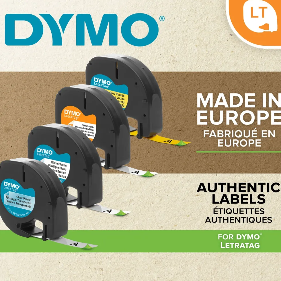 Dymo Letratag Märktejp av tyg
