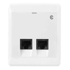 Elko RS Utanpåliggande UTP-nätverksuttag Cat. 6 2-port