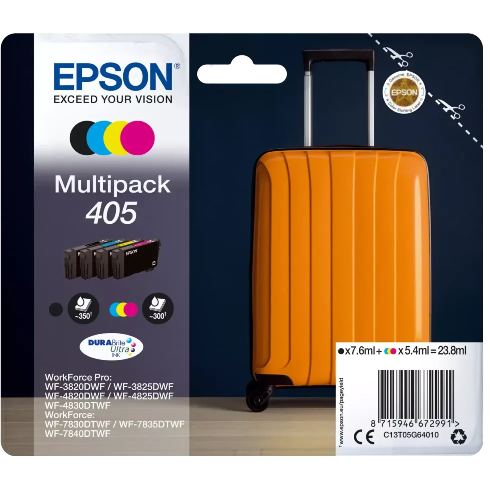 Epson 405 DURABrite Ultra bläckpatroner multipack Standard