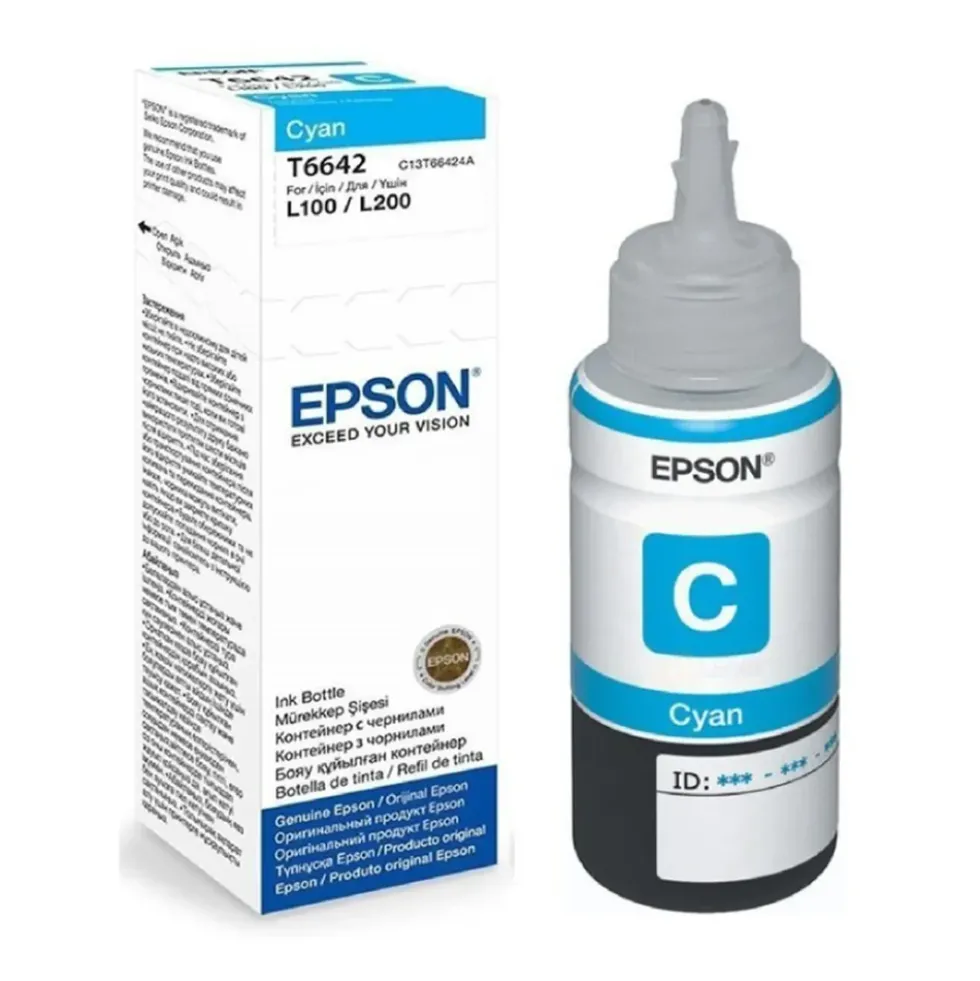 Epson T6642 Bläckpatron Cyan