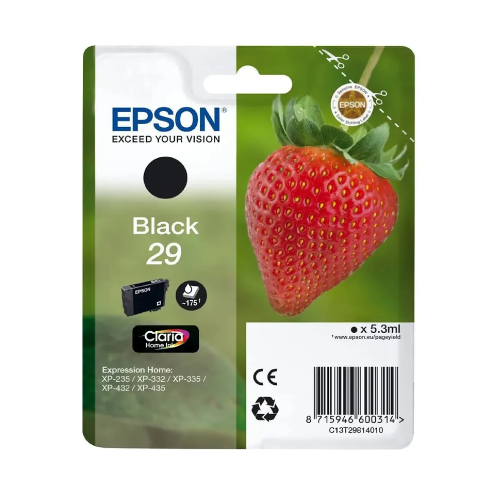 Epson T2981 Bläckpatron Svart