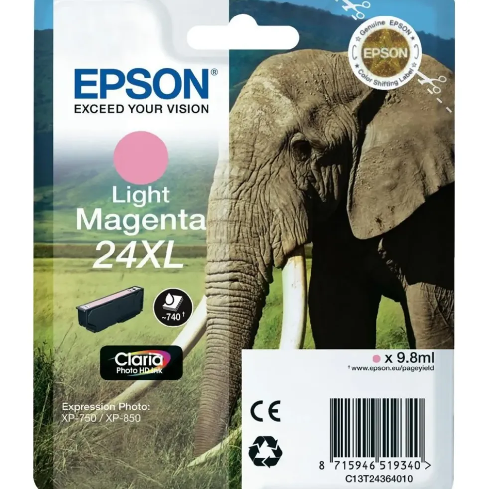 Epson T2433 Bläckpatron XL Ljus magenta