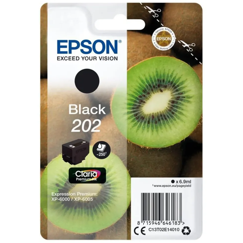 Epson T02E1 Bläckpatron Svart