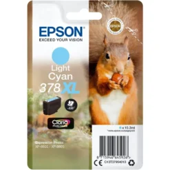 Epson T378 XL Bläckpatron Ljus cyan