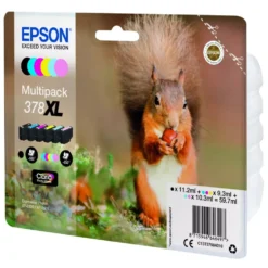 Epson 378XL Claria Photo HD multipack – 6 färger (original)