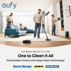 Eufy E20 3-i-1 robotdammsugare