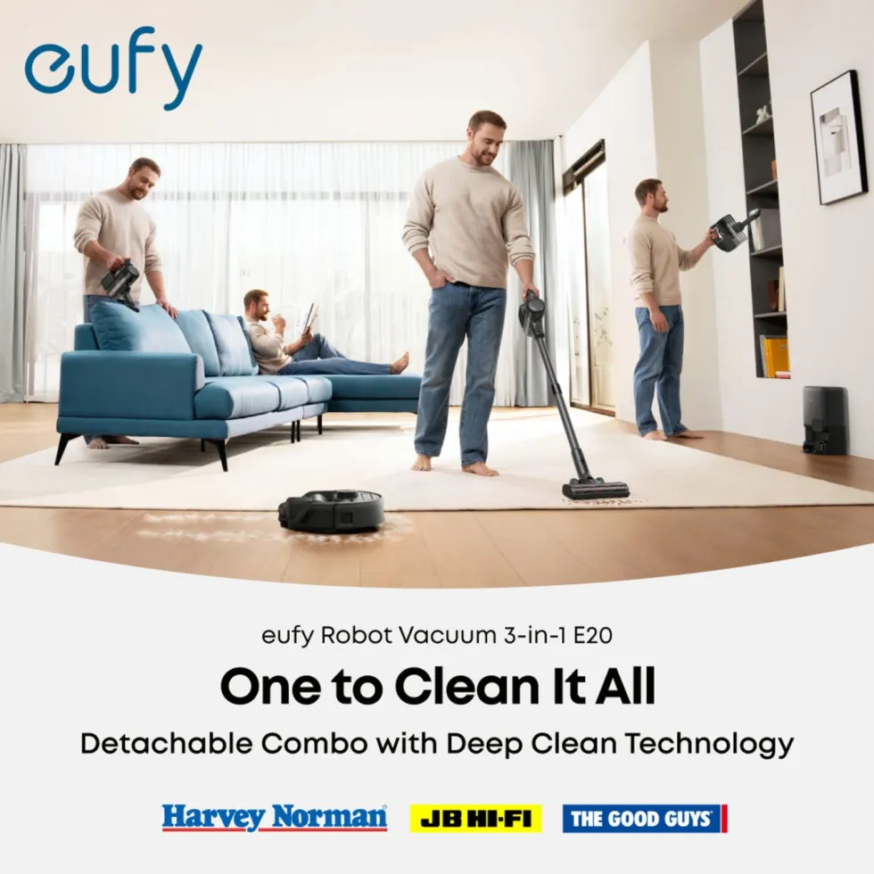 Eufy E20 3-i-1 robotdammsugare