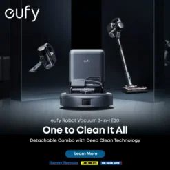 Eufy E20 3-i-1 robotdammsugare